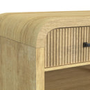 Ridgemont 3PC Occasional Table Set in Natural-Coffee Table & Two End Table