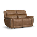 Beau Latitudes Power Reclining Loveseat with Power Headrests - 5000006435 - Michael's Discount Furniture