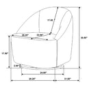 Leon Swivel Accent Chair - Michael's Discount Furniture