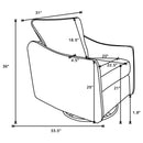 Madia Swivel Glider Chair - Michael's Discount Furniture