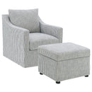 Winter Swivel Accent Chair - Michael's Discount Furniture