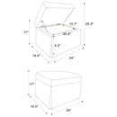 Winter Storage Ottoman - Michael's Discount Furniture