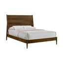 Malibu Bedroom Set with 2 Nightstands in Walnut