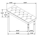 Marsha Accent Bench - Michael's Discount Furniture