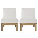 Marina 2 Piece Outdoor Patio Teak Set