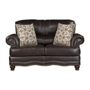 9268BRW-2 - Love Seat - Michael's Discount Furniture