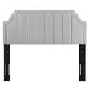 Alyona Channel Tufted Performance Velvet Twin Headboard