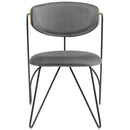 Prevail Black Frame Dining and Accent Performance Velvet Chair