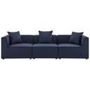 Saybrook Outdoor Patio Upholstered 3-Piece Sectional Sofa