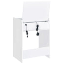 Danbury Makeup Vanity Table with LED Mirror and Stool - Michael's Discount Furniture