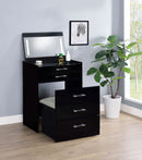 Danbury Makeup Vanity Table with LED Mirror and Stool - Michael's Discount Furniture