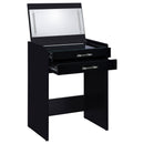 Danbury Makeup Vanity Table with LED Mirror and Stool - Michael's Discount Furniture