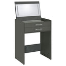 Danbury Makeup Vanity Table with LED Mirror and Stool - Michael's Discount Furniture