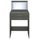 Danbury Makeup Vanity Table with LED Mirror and Stool - Michael's Discount Furniture
