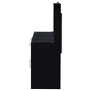 Flora Makeup Vanity Table with LED Mirror and Stool - Michael's Discount Furniture