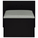 Flora Makeup Vanity Table with LED Mirror and Stool - Michael's Discount Furniture