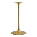 Lippa 28" Artificial Marble Bar Table