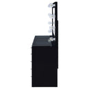 Acena Makeup Vanity Table with LED Mirror - Michael's Discount Furniture