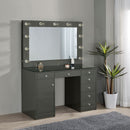 Acena Makeup Vanity Table with LED Mirror - Michael's Discount Furniture