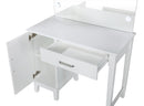 Elijah Makeup Vanity Table with LED Mirror and Stool - Michael's Discount Furniture