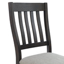 Montrose Dining Side Chair with Light Grey Fabric in Espresso (2 Per Carton)