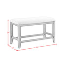 Elodie Counter Height Dining Set in Charcoal