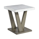 Greta 2PC Occasional Table Set-Coffee Table & End Table