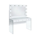 Jacey Complete Dressing Table with Lightbulbs