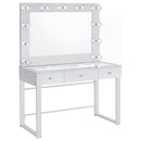 Umbridge Makeup Vanity Table with LED Mirror - Michael's Discount Furniture