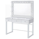 Umbridge Makeup Vanity Table with LED Mirror - Michael's Discount Furniture