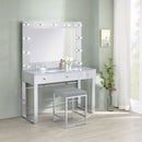 Umbridge Makeup Vanity Table with LED Mirror - Michael's Discount Furniture