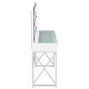Eliza Makeup Vanity Table with LED Mirror and Stool - Michael's Discount Furniture