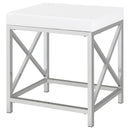 Eliza Makeup Vanity Table with LED Mirror and Stool - Michael's Discount Furniture