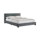 Brookhaven UPH Bed in Grey Velvet
