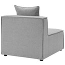 Saybrook Outdoor Patio Upholstered 4-Piece Sectional Sofa