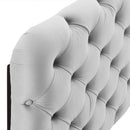 Lizzy Tufted Twin Performance Velvet Headboard