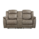 9479SDB-2 - Double Reclining Love Seat with Center Console - Michael's Discount Furniture