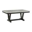 Everdeen Dining Set in Charcoal-Table & Four Chairs