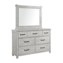 Scott Dresser & Mirror Set White Finish