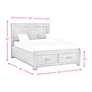 Warner Platform Storage Bedroom Set