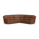 Henry Latitudes Power Reclining Sectional with Power Headrests & Lumbar - Michael's Discount Furniture