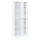 Cabra Curio Cabinet with LED Lighting - Michael's Discount Furniture