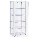 Aero Curio Cabinet with LED Lighting - Michael's Discount Furniture