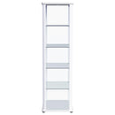 Aero Curio Cabinet with LED Lighting - Michael's Discount Furniture