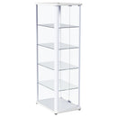 Aero Curio Cabinet with LED Lighting - Michael's Discount Furniture