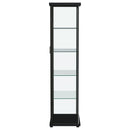 Aero Curio Cabinet with LED Lighting - Michael's Discount Furniture