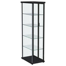 Aero Curio Cabinet with LED Lighting - Michael's Discount Furniture