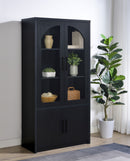 Riva Tall Display Cabinet with LED Lighting - Michael's Discount Furniture