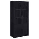 Riva Tall Display Cabinet with LED Lighting - Michael's Discount Furniture