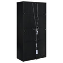 Riva Tall Display Cabinet with LED Lighting - Michael's Discount Furniture